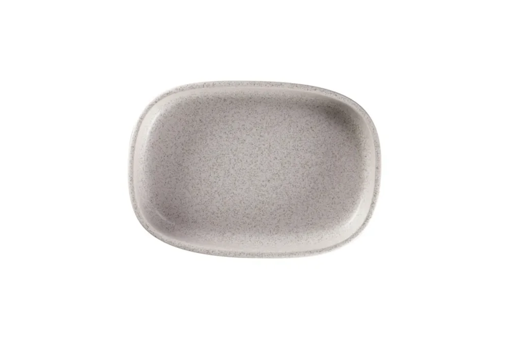 Retour Gratuit Plat creux gris porcelaine vitrifiée 26 cm Rakstone Ease Rak