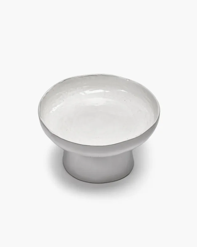 Commande En Gros Plat rond écru grès émaillé 31 cm La Mère Serax