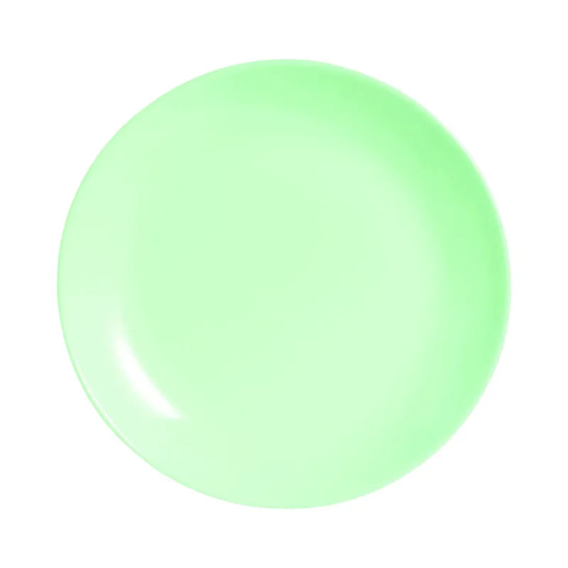 Prix Bas Plat creux rond vert verre opal Ø 29 cm Diwali Luminarc