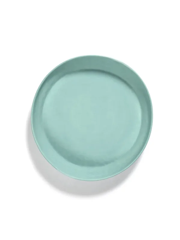 Plat rond azure swirl - stripes rouge grès émaillé Ø 36 cm Feast By Ottolenghi Serax Super Prix