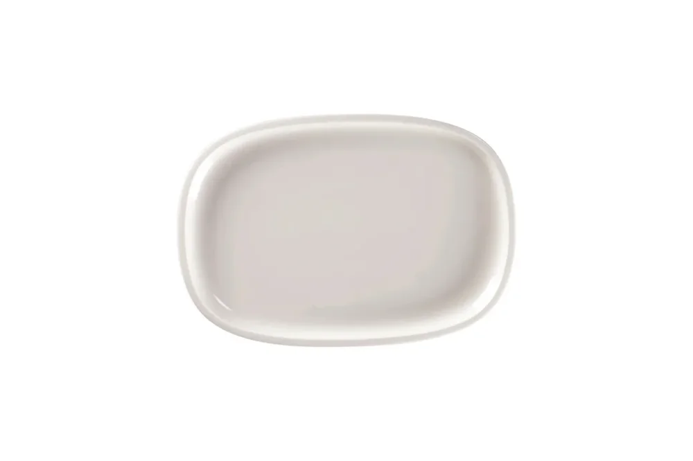 Livraison Gratuite Plat rectangulaire blanc porcelaine vitrifiée 26,1 cm Rakstone Ease Rak