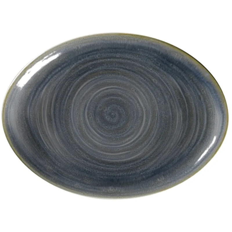 Plat ovale Jade porcelaine vitrifiée 26 cm Rakstone Spot Rak Offre Du Jour