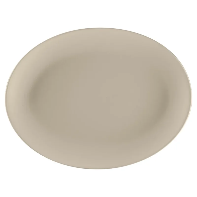 Achat Immédiat Plat ovale Argila Décor Epura porcelaine 36 cm Earth Rak
