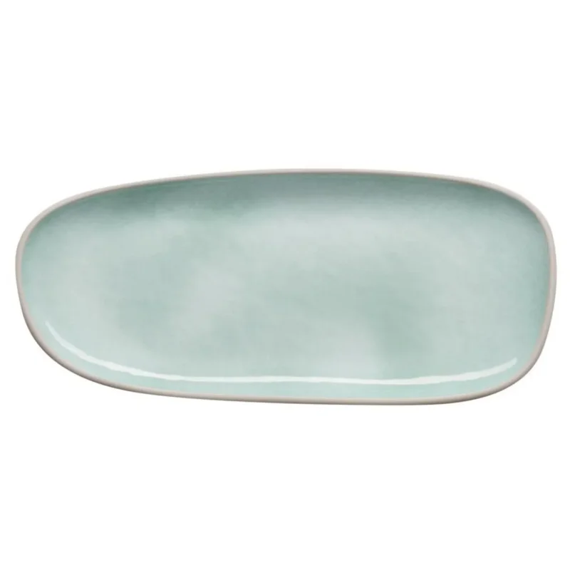 Plat mélamine vert 34x15x2,5 cm Cala Aps Livraison Express