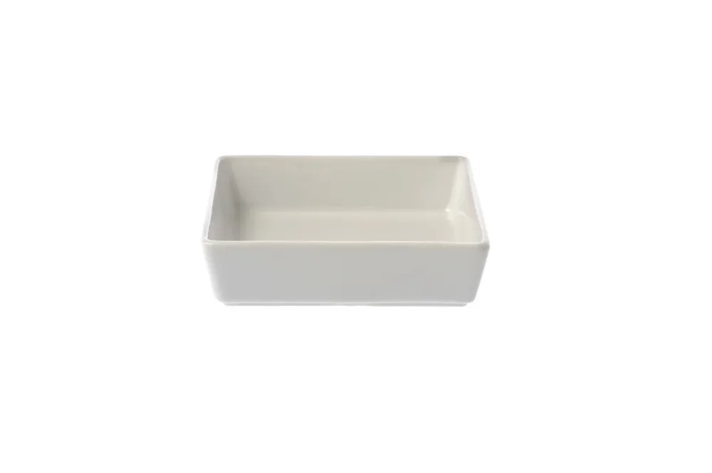 Plat carré blanc porcelaine 14,2 cm Oxstal Essentials Collection (24 pièces) Quantité Limitée