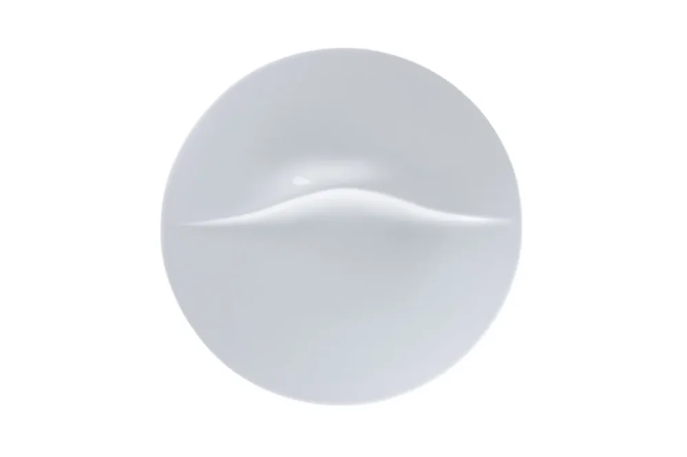 Soldes Plat 2 empreintes blanc porcelaine bone china 30 cm Feelings Rak