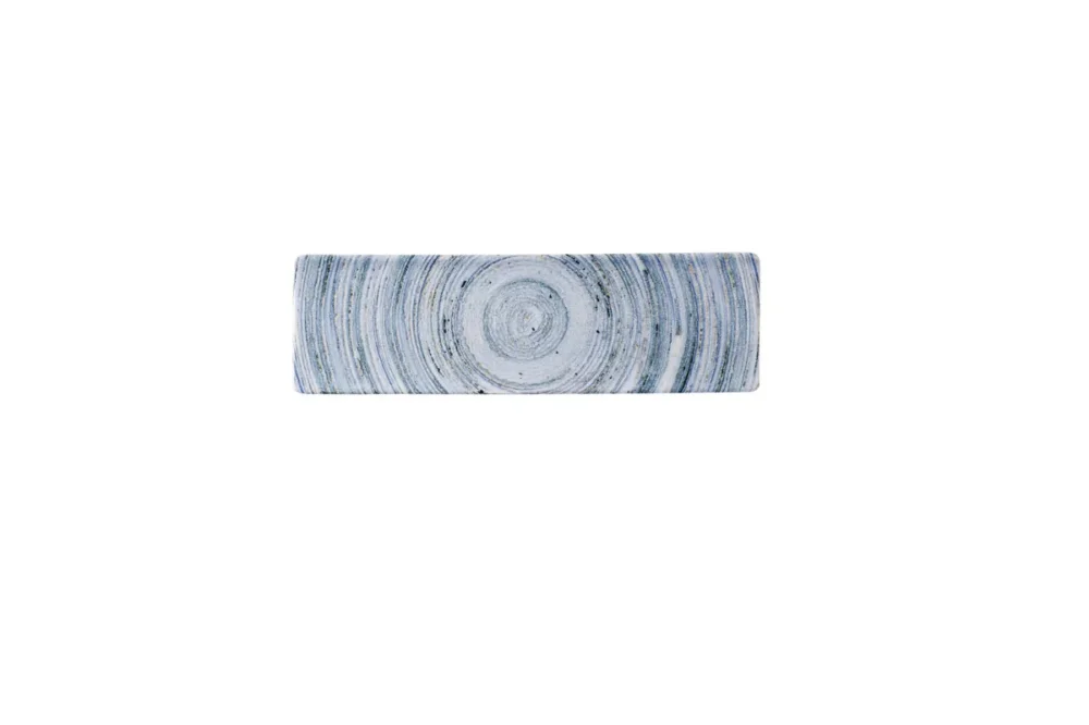 Vente Flash Plat rectangulaire bleu porcelaine vitrifiée 8,8 cm Elements Coast Churchill
