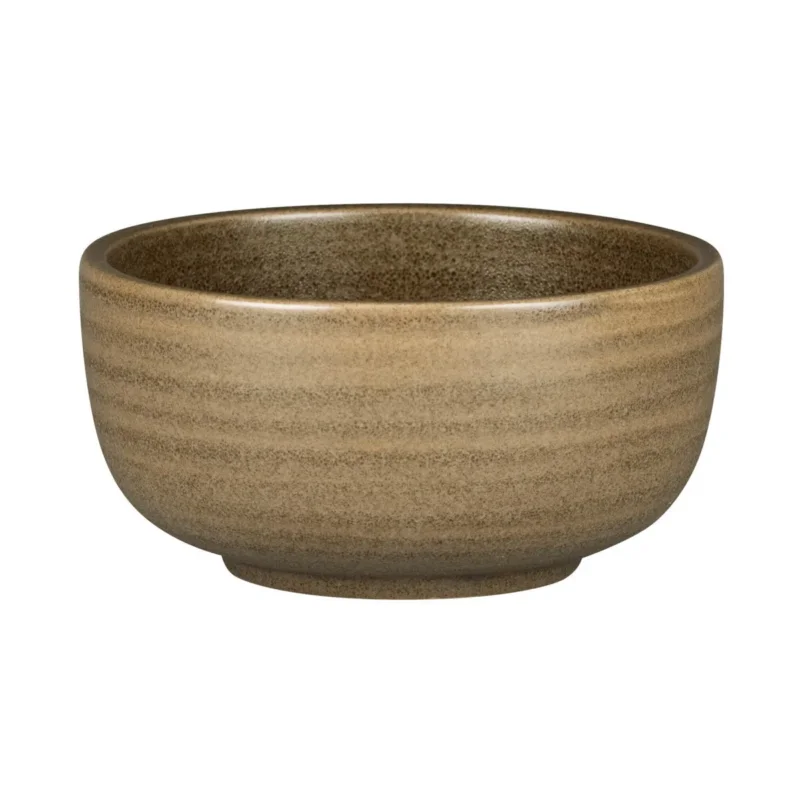 Bol rond Dark Brown porcelaine vitrifiée Ø 12 cm Selva Rak Dernière Chance