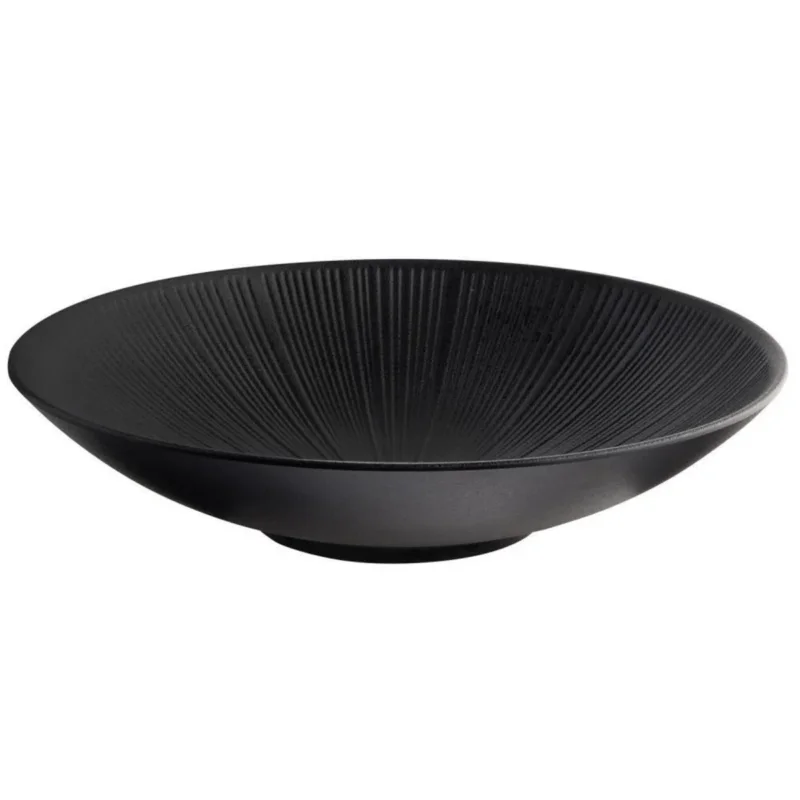 Saladier mélamine noir Ø 35 cm 8 cm 3,4 L Nero Aps Satisfait Ou Remboursé