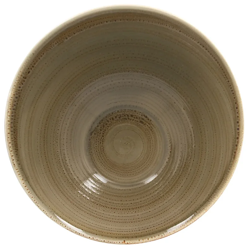 Saladier brun porcelaine vitrifiée Ø 29 cm Twirl Rak Retour Gratuit