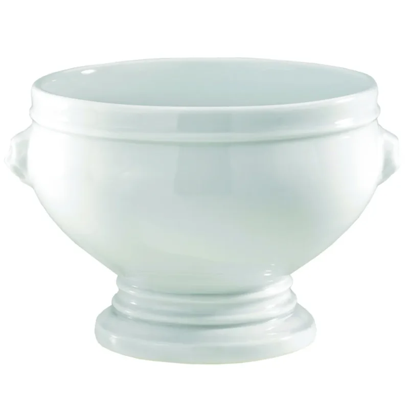 Soupière tête de lion rond blanc porcelaine culinaire Ø 9 cm Pillivuyt Meilleure Vente