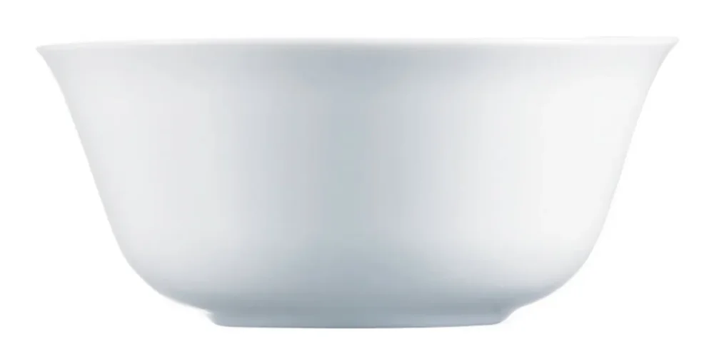 Saladier rond blanc verre opal Ø 24 cm Luminarc Petit Prix