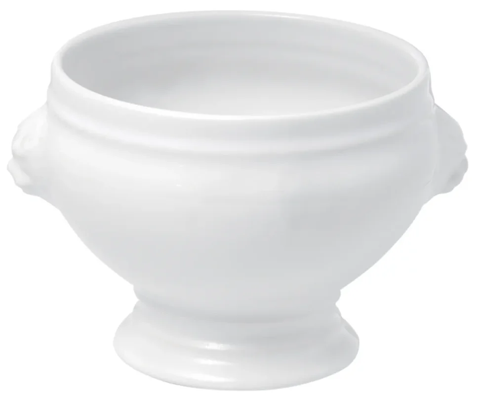 Affaire À Saisir Soupière tête de lion rond blanc porcelaine culinaire Ø 5,7 cm Miniatures Revol