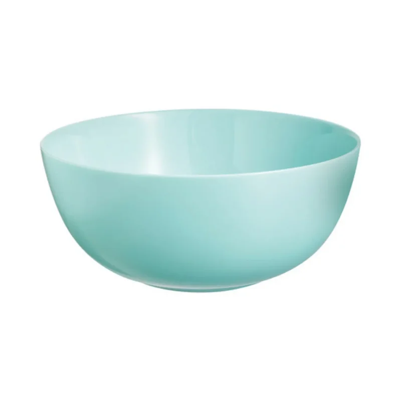 Saladier rond turquoise verre opal Ø 21 cm Diwali Luminarc Achat Immédiat