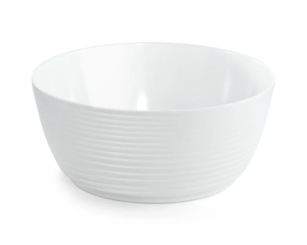 Remise Saladier rond blanc mélamine Ø 23 cm Wave Platex