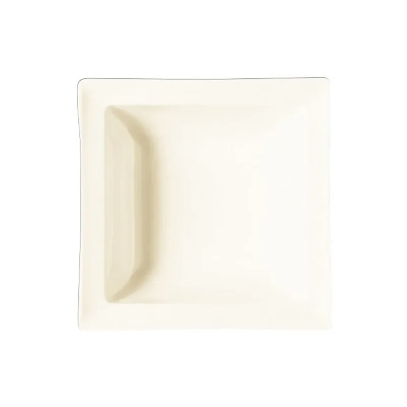 Prix Bas Saladier carré ivoire porcelaine vitrifiée 21 cm Classic Gourmet Rak