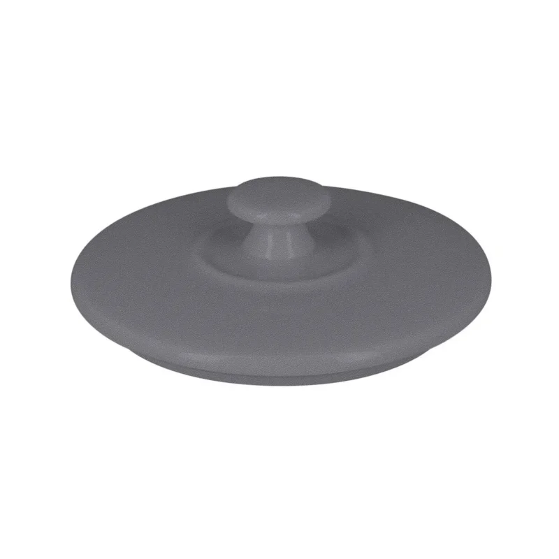 Couvercle pour soupière rond gris porcelaine vitrifiée Ø 10,5 cm Chefs Fusion Rak Nouvelle Collection