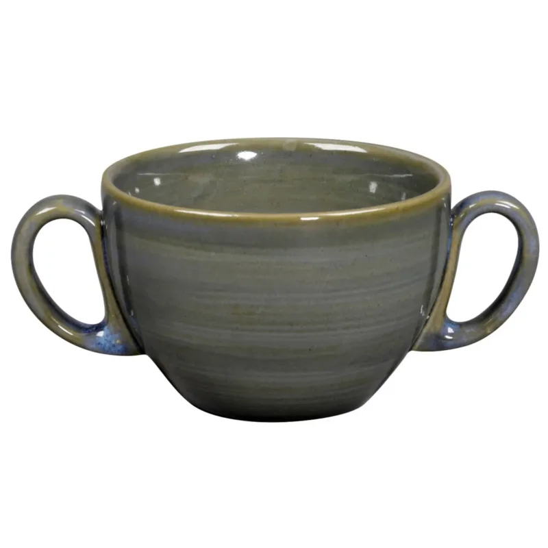 Petit Prix Tasse à bouillon Jade porcelaine vitrifiée 28 cl Ø 10,5 cm Rakstone Spot Rak
