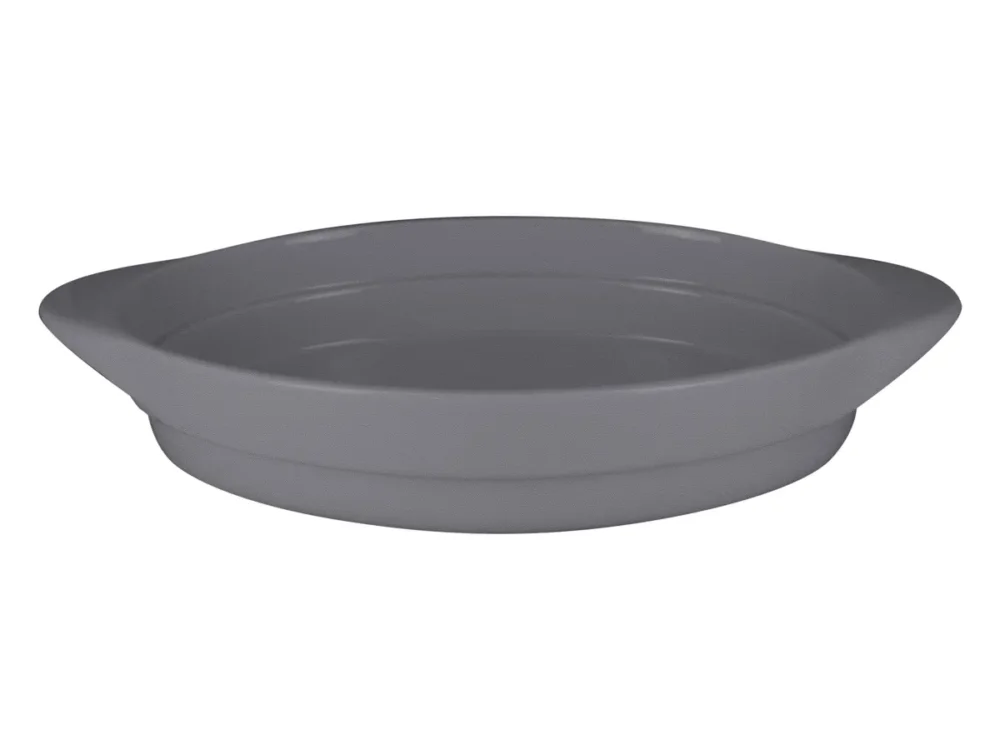 Affaire À Saisir Plat ovale gris porcelaine vitrifiée 45,3x25 cm Chefs Fusion Rak