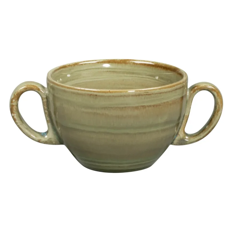 Jusqu’à Épuisement Des Stocks Tasse à bouillon Emerald porcelaine vitrifiée 28 cl Ø 10,5 cm Rakstone Spot Rak