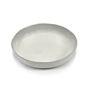 Achat Immédiat Bol de présentation rond écru grès émaillé Ø 31,5 cm La Mère Serax