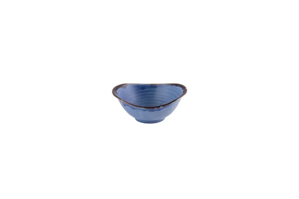 Offre Spéciale Bol à salade / légumes ovale bleu indigo porcelaine vitrifiée 19 cm Harvest Dudson