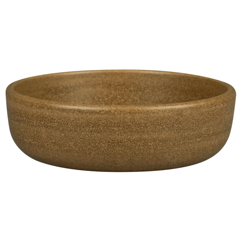 Bol rond Autumn Brown porcelaine vitrifiée Ø 16 cm Selva Rak Marque
