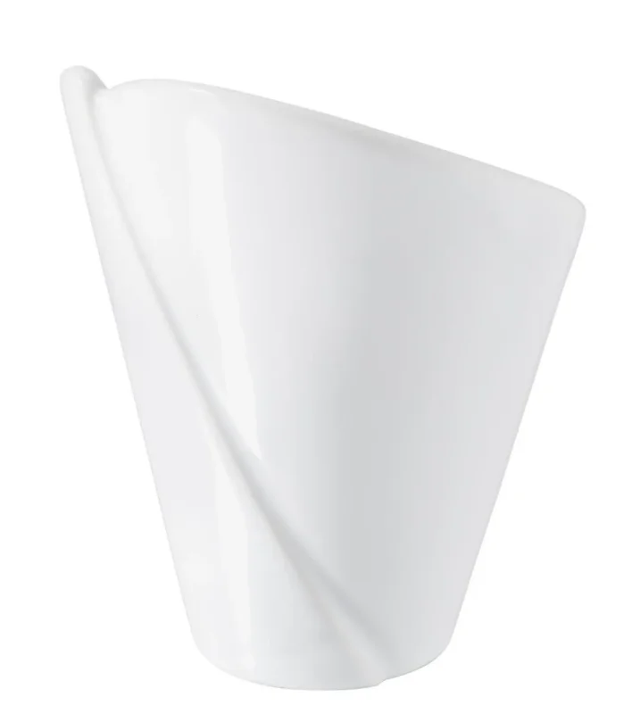 Livraison Gratuite Cornet conique blanc porcelaine culinaire Ø 6 cm Les Essentiels Revol