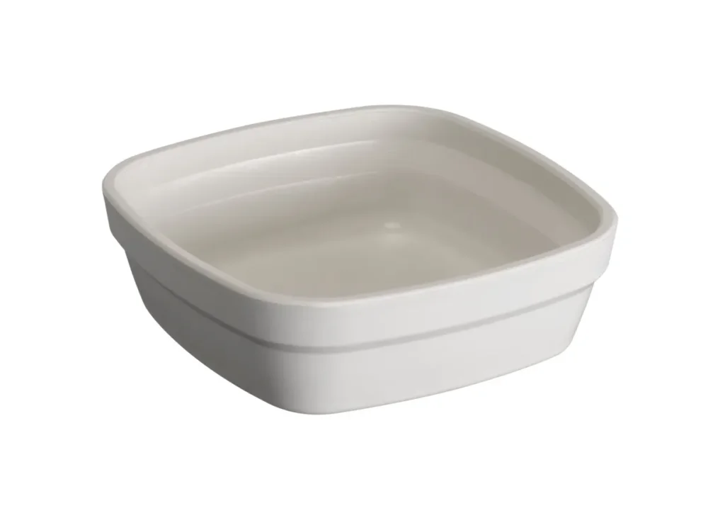 Meilleure Vente Ravier carré carré blanc fibre végétale 11 cm Lilitouch Saint Romain