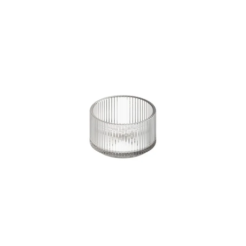 Pot rond transparent verre Ø 6 cm The Grid Aps Dernière Chance