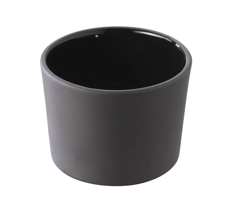 Meilleur Choix Pot à tapas rond noir porcelaine culinaire Ø 8 cm Solid Revol