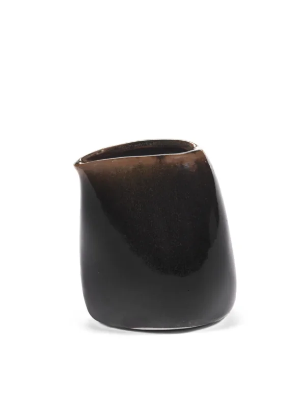 Vente Directe Crémier/saucière ovale Brown grès émaillé 7,8 cm Out Of Lines Serax