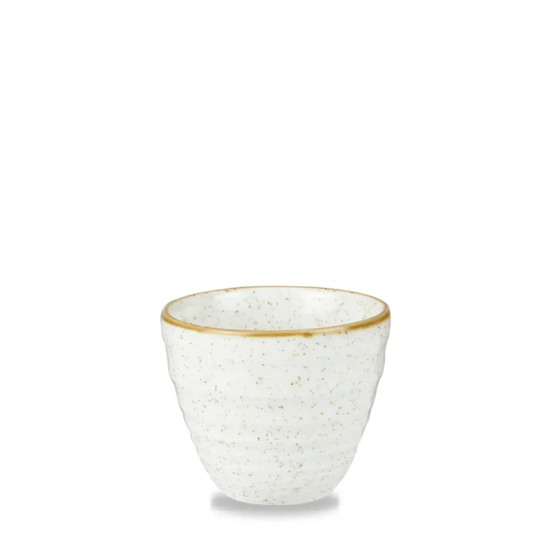 Acheter En Ligne Pot a frites rond barley white porcelaine vitrifiée Ø 8,3 cm Stonecast Barley Churchill