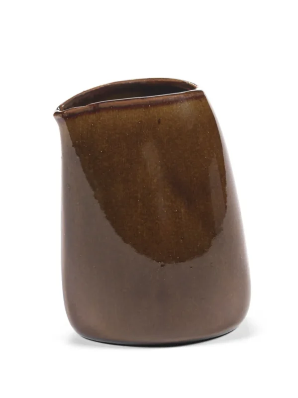 Prix Promo Crémier/saucière ovale ocre grès émaillé 9,6 cm Out Of Lines Serax