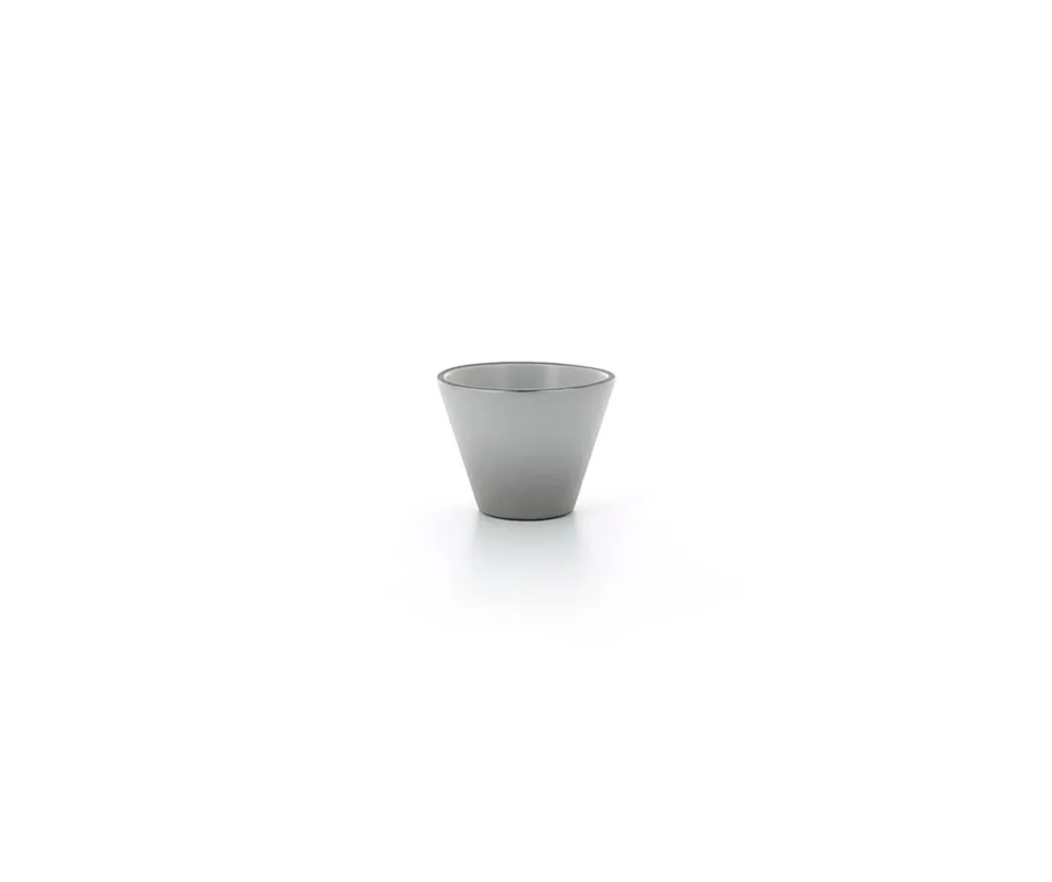 Pot à sauce rond gris porcelaine culinaire Ø 6,3 cm Equinoxe Revol Offre Limitée