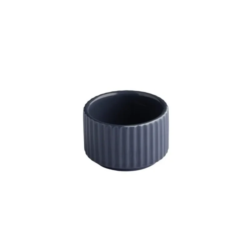 Pot rond bleu marine porcelaine Ø 6 cm The Grid Aps Commander Maintenant