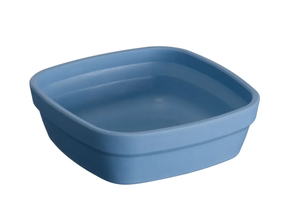 Populaire Ravier carré carré bleu fibre végétale 11 cm Lilitouch Saint Romain