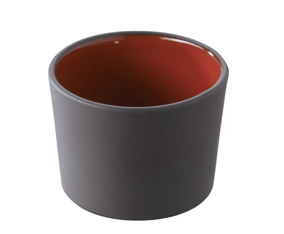 Pot à tapas rond rouge porcelaine culinaire Ø 8 cm Solid Revol Marque