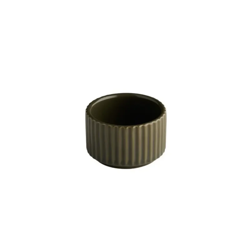 Vente Flash Pot rond marron porcelaine Ø 6 cm The Grid Aps