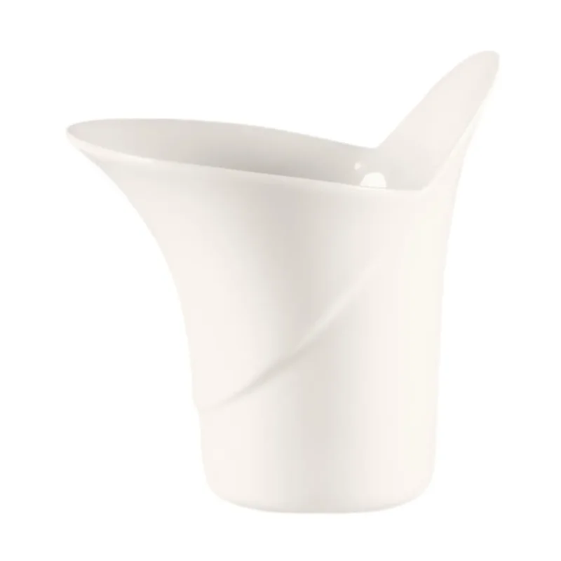 Offre Du Jour Pot à sauce rond blanc porcelaine bone china 11,6x10,3 cm Pose Rak