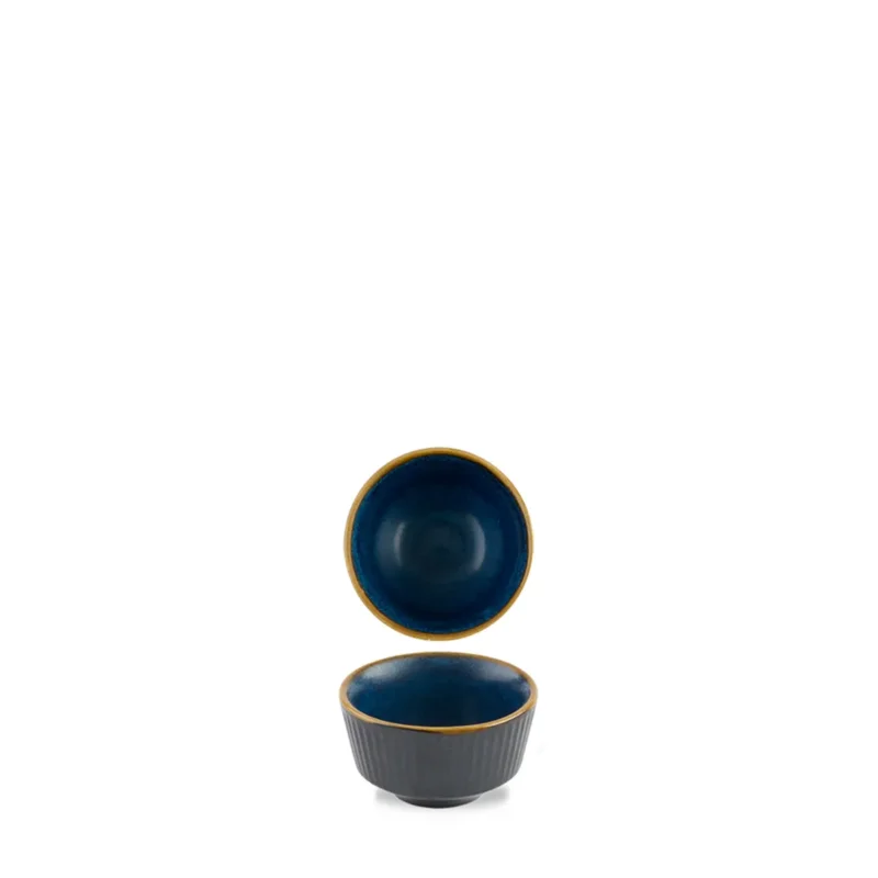 Pot à sauce rond Tokyo Blue porcelaine vitrifiée Ø 6,9 cm Nourish Tokyo Churchill Solde