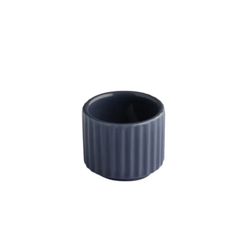 Vente Flash Pot rond bleu marine porcelaine Ø 4,5 cm The Grid Aps
