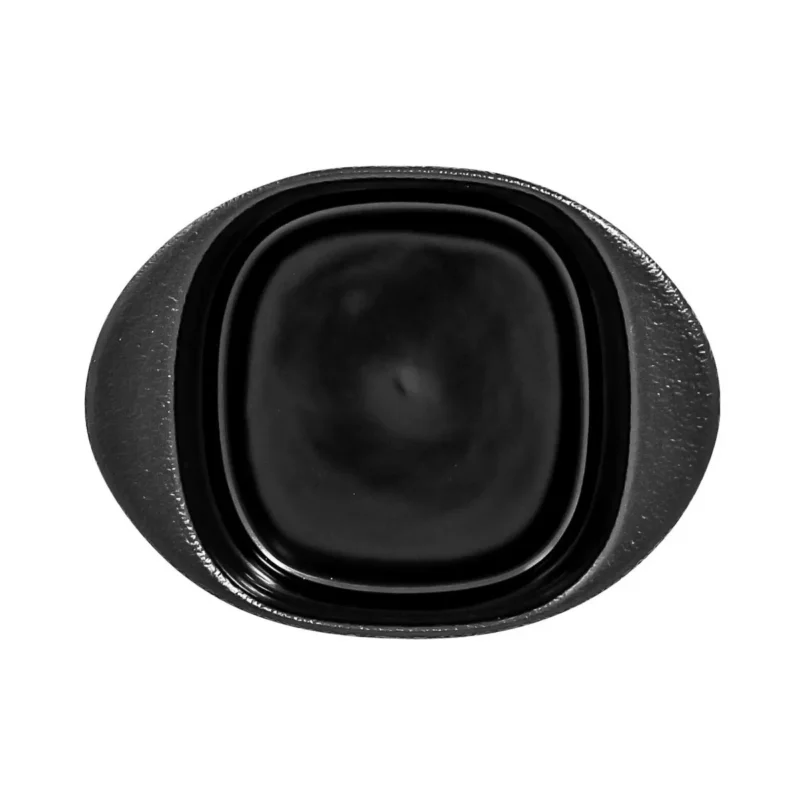 Ravier carré noir porcelaine vitrifiée 10 cm Staged Rak Jusqu’à Épuisement Des Stocks