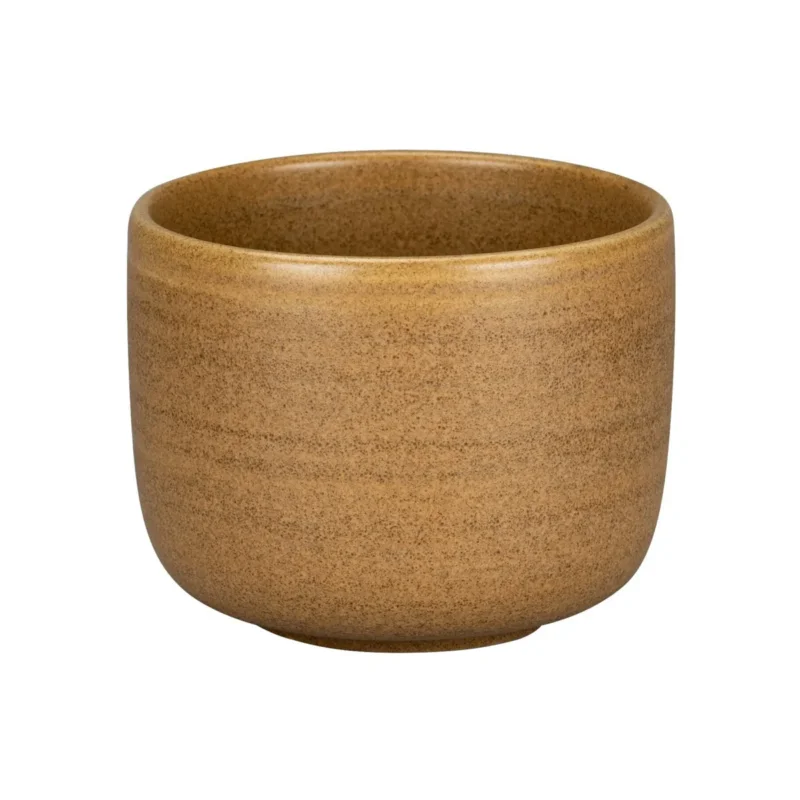 Bol haut rond Autumn Brown porcelaine vitrifiée Ø 10 cm Selva Rak Soldes