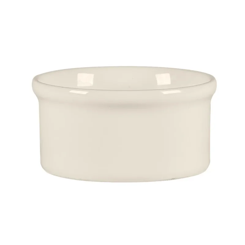 Meilleure Vente Ramequin à beurre rond blanc porcelaine bone china Ø 6,8 cm Fedra Rak