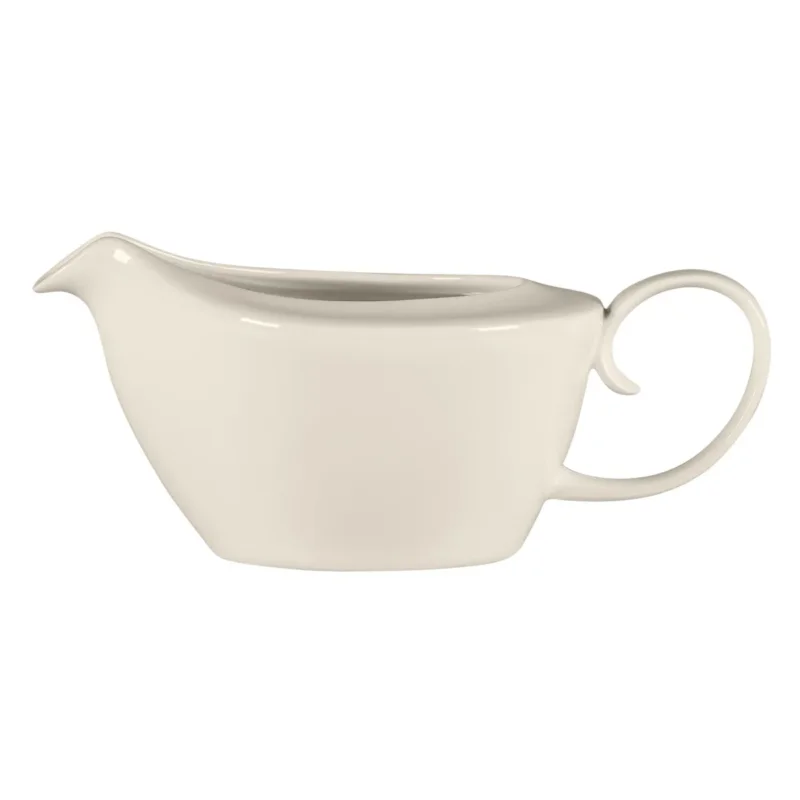 Saucière rond blanc porcelaine bone china Ø 9,2 cm Bravura Rak Authentique