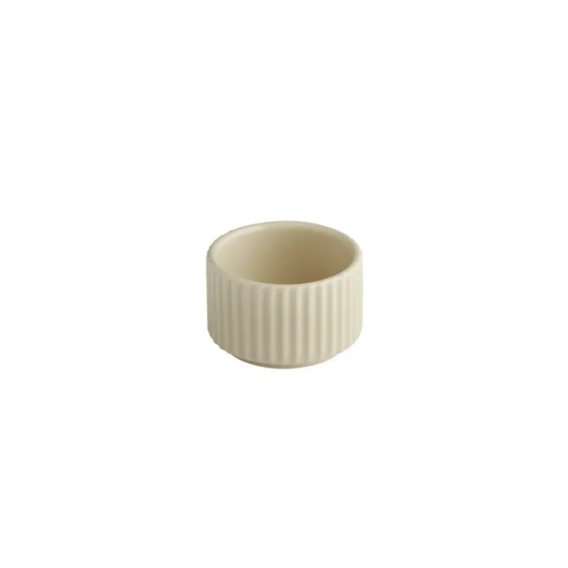 Populaire Pot rond beige porcelaine Ø 6 cm The Grid Aps