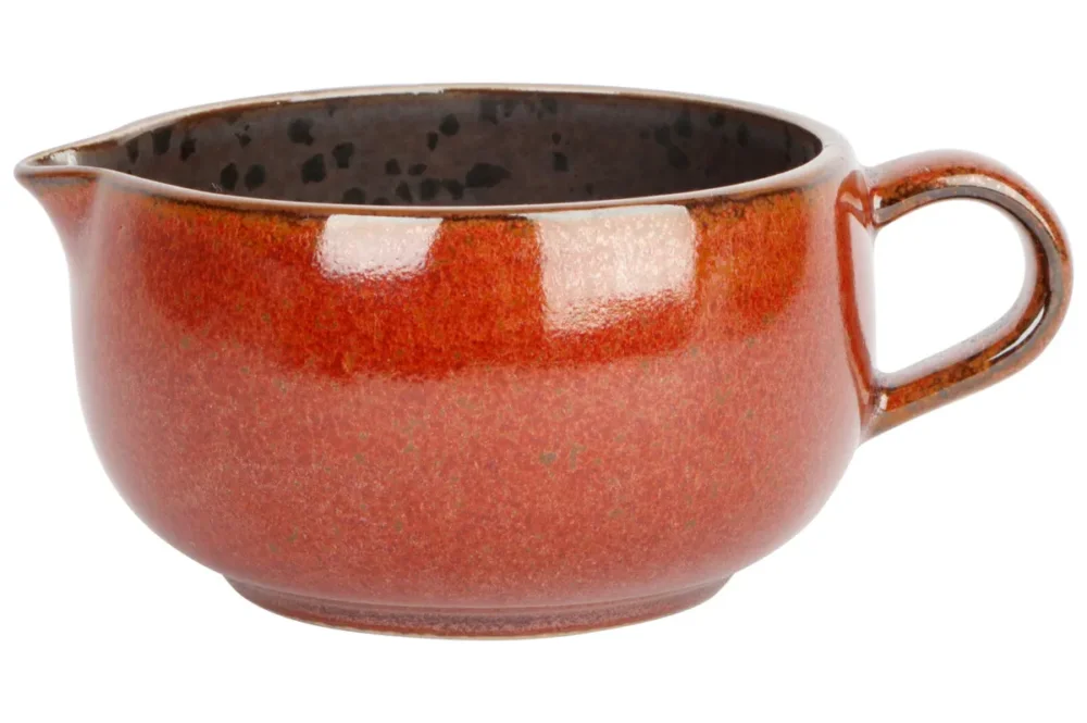 Super Prix Crémier/saucière brun porcelaine 16 cl Ø 9 cm Elements Maroon Proof