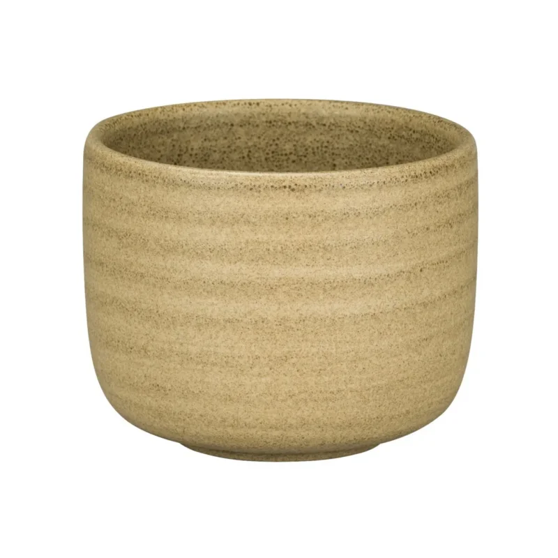 Bol haut rond beige porcelaine vitrifiée Ø 10 cm Selva Rak Meilleur Prix