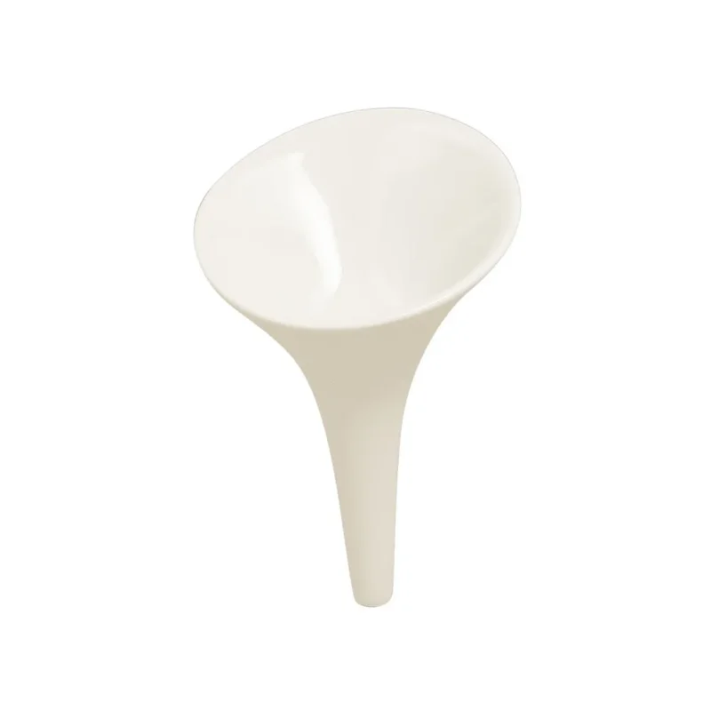 Cornet ivoire porcelaine vitrifiée Ø 9 cm Picked Rak Bon Plan
